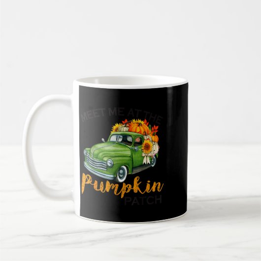 Meet Me At The Pumpkin Patch Ckup Fall Thanksgivin Kaffeetasse (Links)