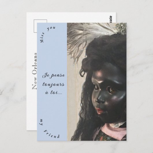 'Meet Me in New Orleans' Postkarte (Vorne/Hinten)