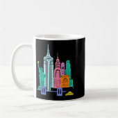 Meet Me In New York - Cute Us State Travel Retro D Kaffeetasse (Links)