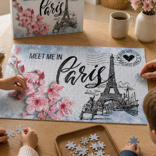 Meet Me in Paris Large Puzzle