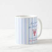 Meet Me in The Hamptons Bachelorette Kaffeetasse (VorderseiteRechts)