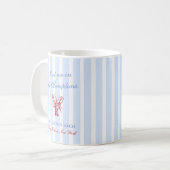 Meet Me in The Hamptons Bachelorette Kaffeetasse (Vorderseite Links)