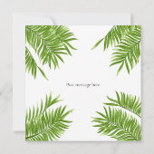 Meet Me Miami Junggeselinnen-Abschied Vacation Dankeskarte (Rückseite)