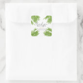 Meet Me Miami Junggeselinnen-Abschied Vacation Quadratischer Aufkleber (Tasche)