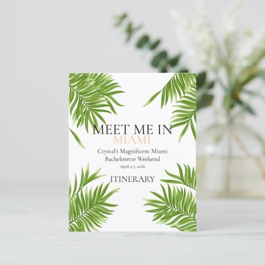 Meet Me Miami Junggeselinnen-Abschied Vacay Tour (Stehend Vorderseite)