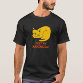 Meet My Judging Cat Cat   Kitten Humor Sarcastic T-Shirt (Vorderseite)