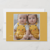 Meet Our Miracle Babies Twin Boys Ankündigung (Rückseite)