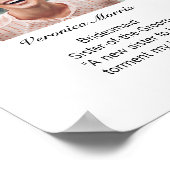 Meet Our People Wedding Sign Poster (Ecke)