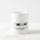 "Meet the Gang" Cat-Themed Tasse Klassische Tasse, (Mittel)
