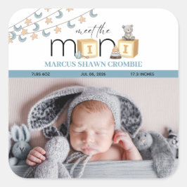 Meet The Mini Blue Baby Stickers