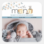 Meet The Mini Blue Baby Stickers (Vorderseite)