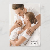 Meet The Mini Pink Baby Birth Announcement Card (Rückseite)