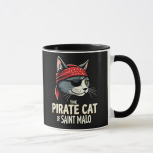 Meet the Swashbuckling Pirate Cat of Saint Malo Tasse