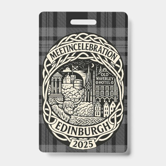 MEETinCelebration Edinburgh Ausweis (Vorderseite)