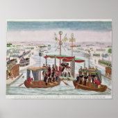 Meeting between Napoleon I & Tsar Alexander I Poster (Vorne)