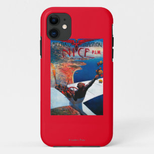 Meeting D' Aviation in Nizza, Frankreich Poster Case-Mate iPhone Hülle