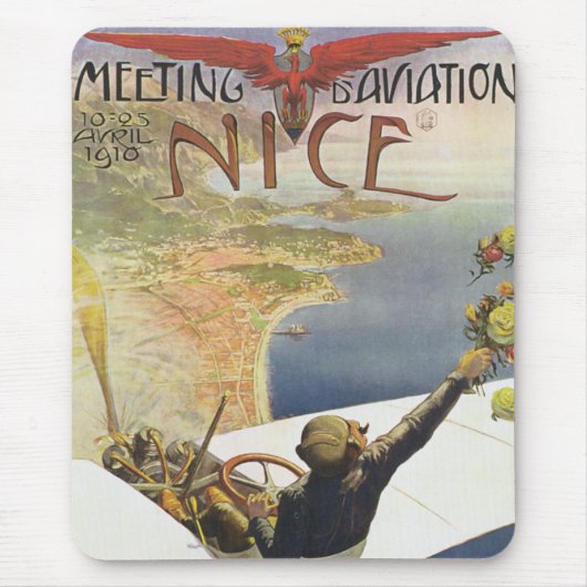 Meeting d'Aviation Nice Mousepad (Vorne)