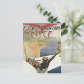 Meeting d'Aviation Nice Postkarte (Stehend Vorderseite)