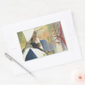 Meeting d'Aviation Nice Rechteckiger Aufkleber (Umschlag)