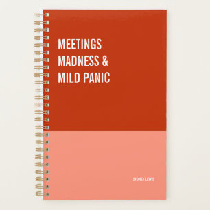 Meeting Madness und Mild Panic Tageskalender, Planer