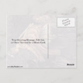 Meeting On Hunting Detail By Antoine Watteau Postkarte (Rückseite)