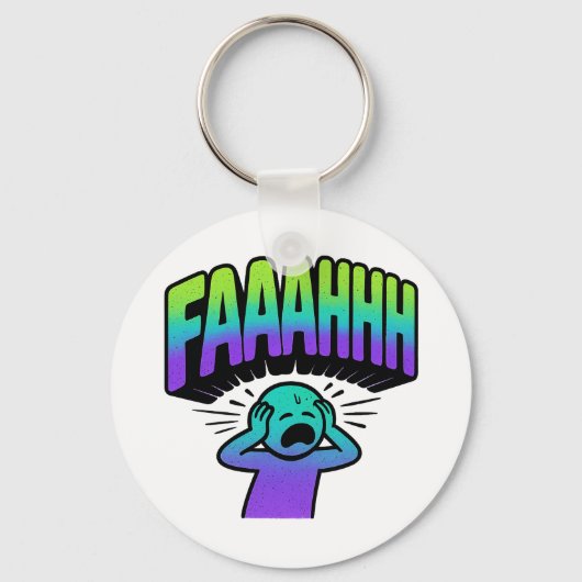 Meeting Survivor - Meme hoodie Schlüsselanhänger (Vorderseite)