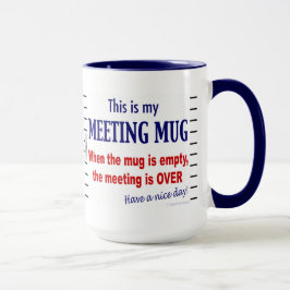 Meeting Tasse Funny Büro Humor Tasse Kaffee