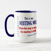 Meeting Tasse Funny Büro Humor Tasse Kaffee (Links)
