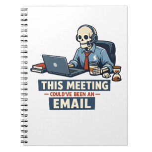 Meeting-Überlebender Notizbuch Notizblock