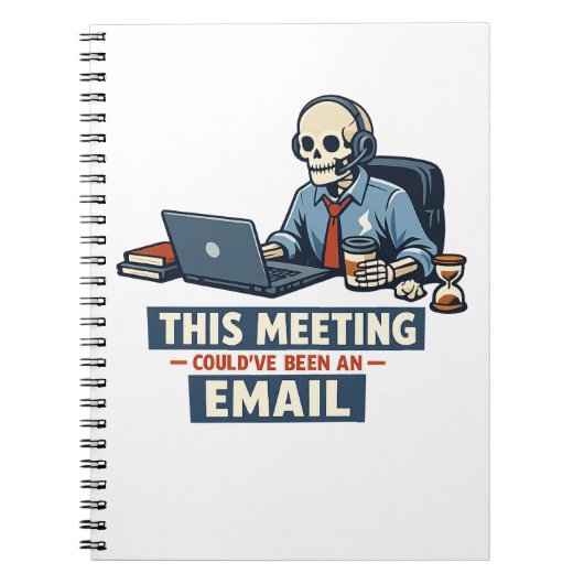 Meeting-Überlebender Notizbuch Notizblock (Vorderseite)