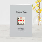 Meeting You Xoxo Karte (Gelbe Blume)