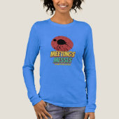 Meetings Messes And Miracles Working Mom Tri-Blend Shirt (Vorderseite)