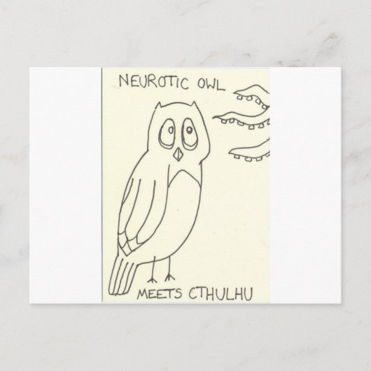 . . . Meets Cthulhu Postkarte (Vorderseite)