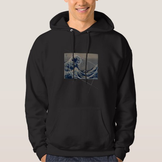 Meets Great Fibonacci Wave Off Kanagawa Japanese A Hoodie (Vorderseite)