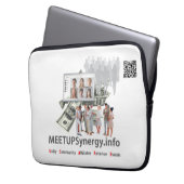 MEETUPSynergy - Laptop-Sieb 13" Laptopschutzhülle (Vorderseite Links)