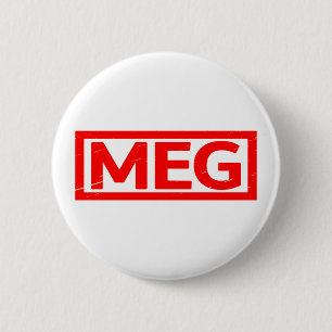 Meg-Briefmarke Button
