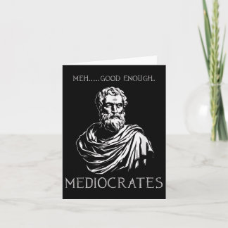 Meg gut genug Funny mediocrates Demotivational Q Karte