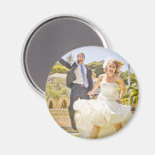 Meg & Jeremy's Wedding Magnet (Vorderseite/Rückseite)