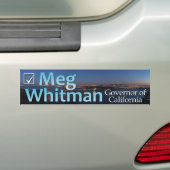 Meg. Ohm Whitman für Gouverneur - Autoaufkleber (Auf Auto)