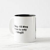 Meg. Ohm Zweifarbige Tasse (Vorderseite Links)