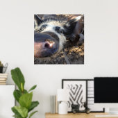 Meg the Pig Poster (Heimbüro)