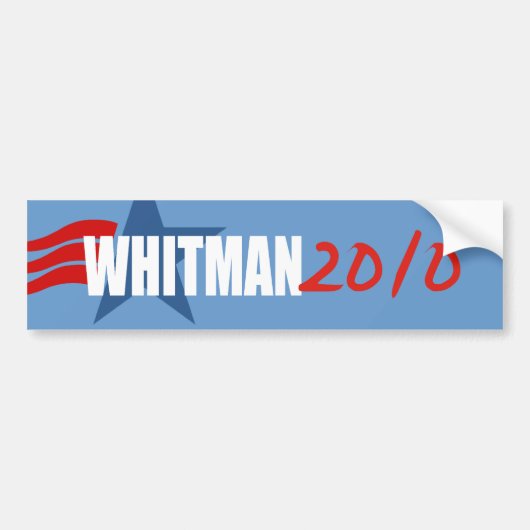 MEG WHITMAN AUTOAUFKLEBER (Vorne)