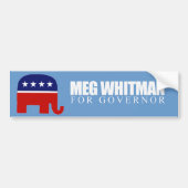 Meg Whitman für Gouverneur 2010 Autoaufkleber (Vorne)