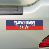Meg Whitman für Gouverneur 2010 Autoaufkleber (Auf Auto)