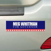Meg Whitman für Gouverneur 2010 Autoaufkleber (Auf Auto)