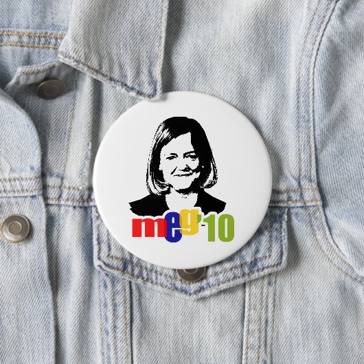 Meg Whitman für Gouverneur 2010 Button (Beispiel)