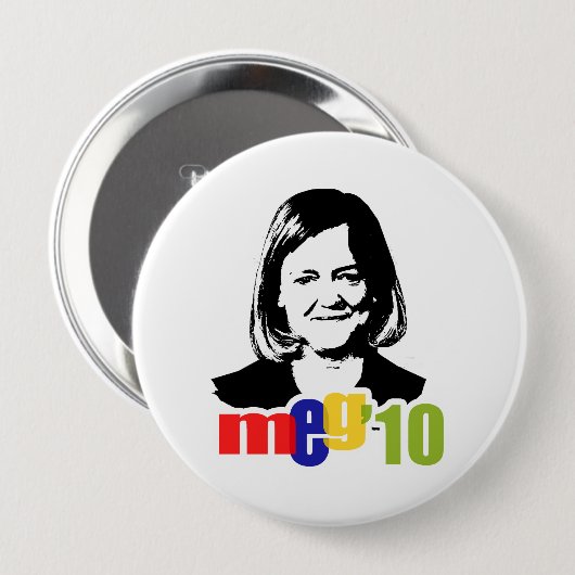 Meg Whitman für Gouverneur 2010 Button (Vorne & Hinten)