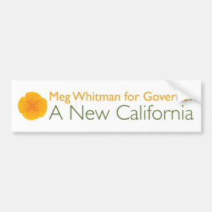 Meg Whitman für Gouverneur Autoaufkleber