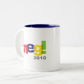 Meg Whitman für Gouverneur Zweifarbige Tasse (Vorderseite Links)