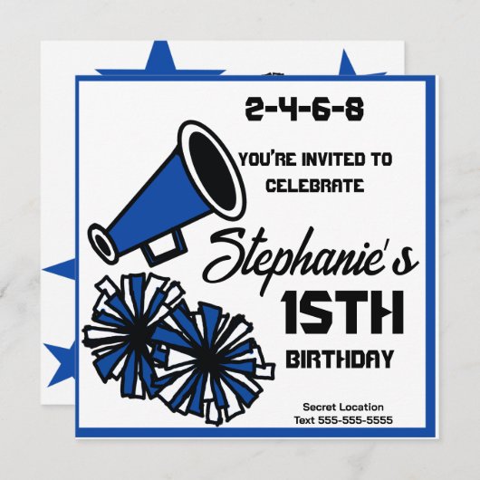 Mega Cheer: 2. Einladung (Vorne/Hinten)